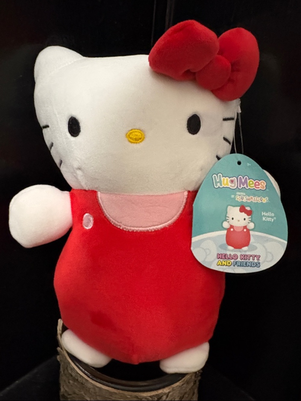 Hello Kitty Red and White Plush HugMees Stuffed Toy NWT